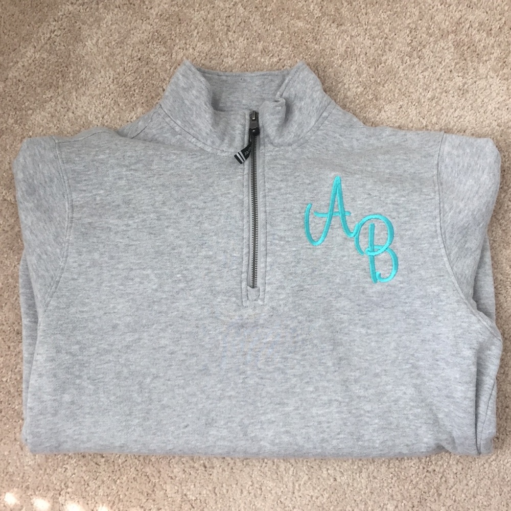 Monogrammed Pullover